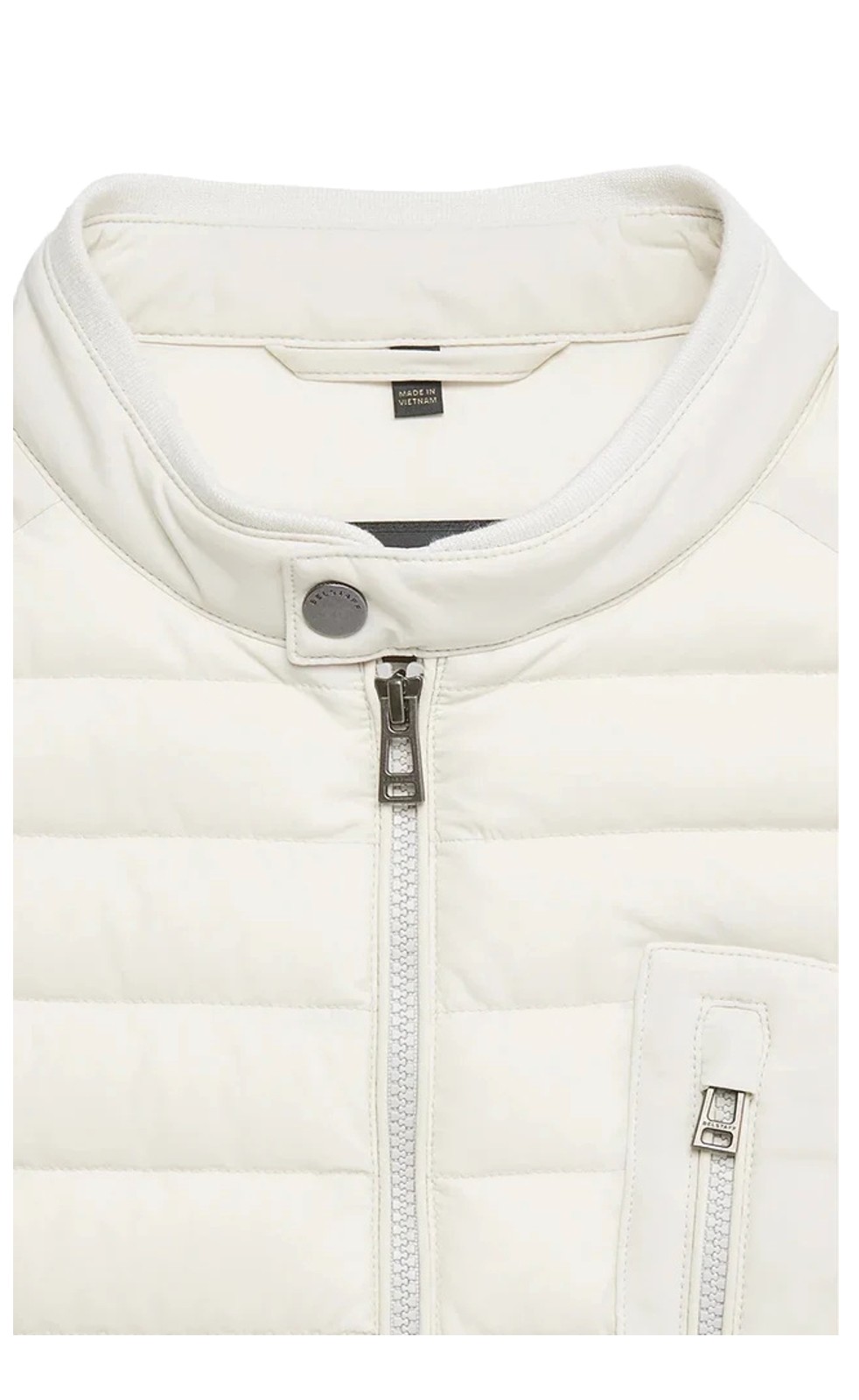 Belstaff Herren Steppweste Chassis silver birch