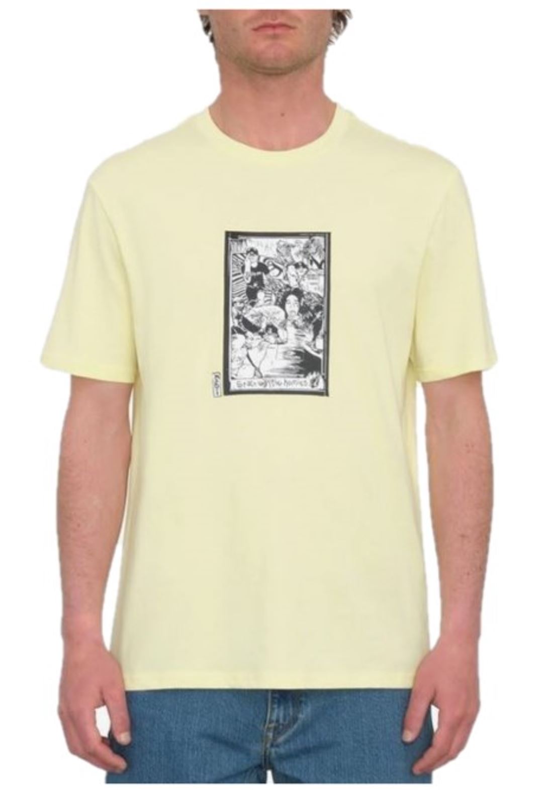 Volcom Herren T-Shirt Maditi BSC gelb