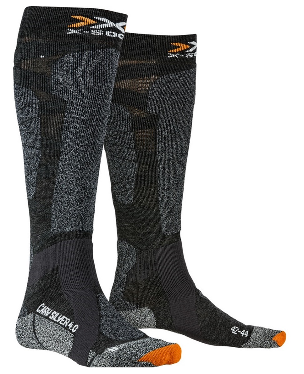 X-Socks Skistrümpfe Carve Silver 4.0 schwarz