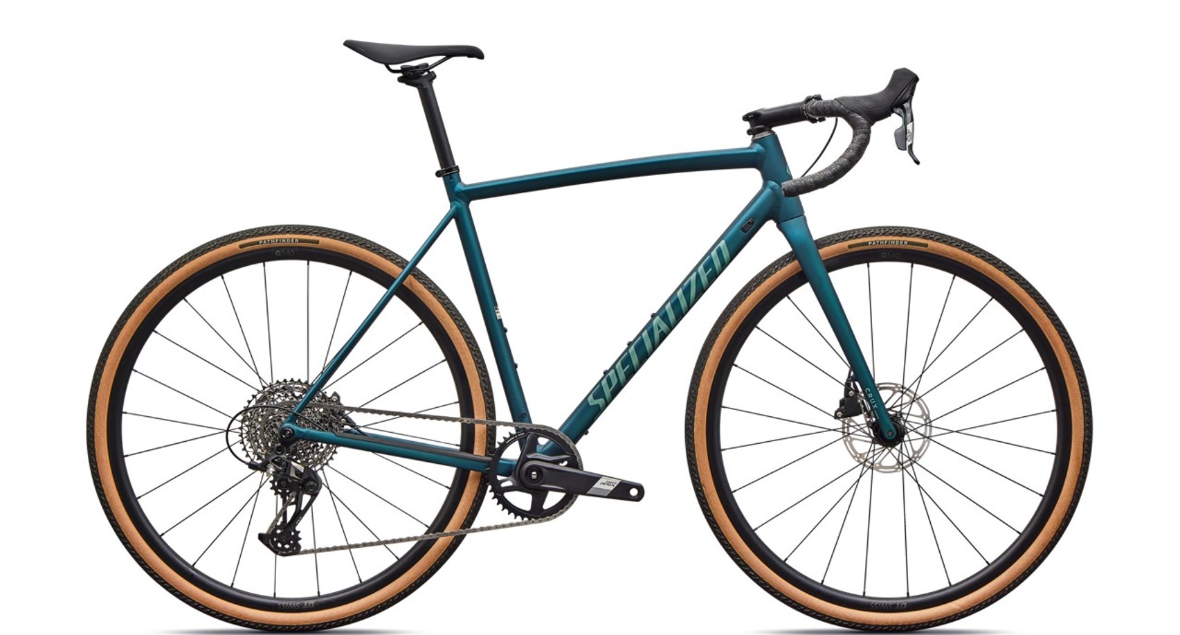 Specialized Gravel Bike Crux DSW Comp Emerald Metlalic / Fjord Metallic 2026