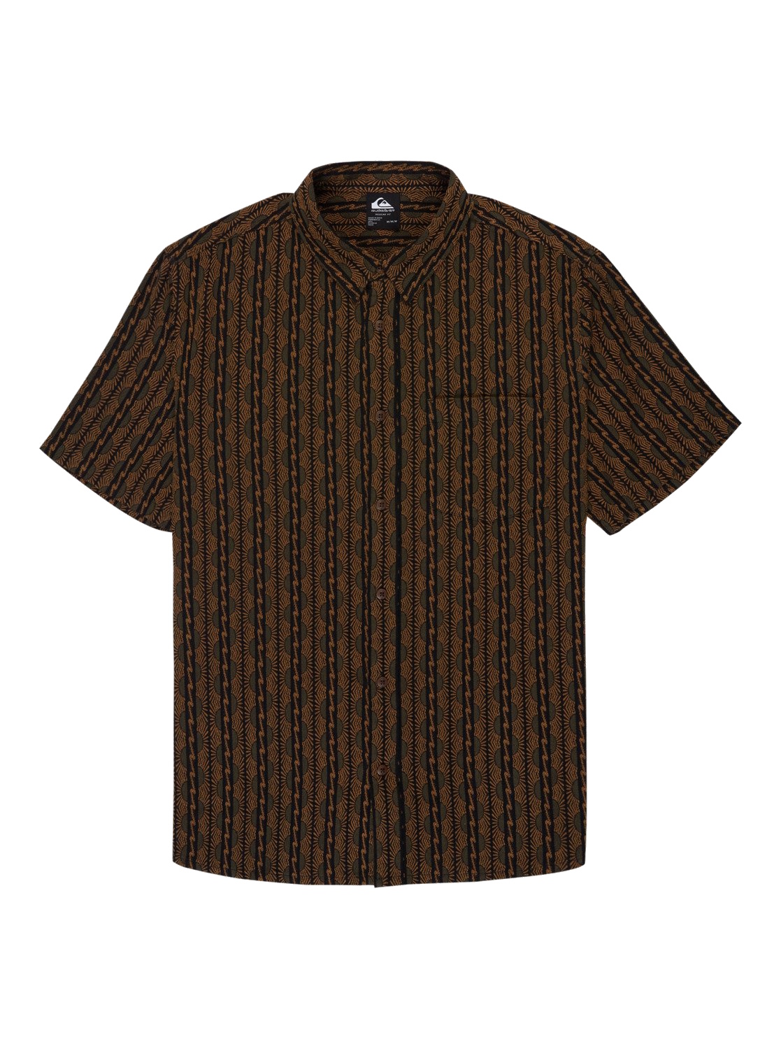 Quiksilver Kurzarm Hemd Horizons Black