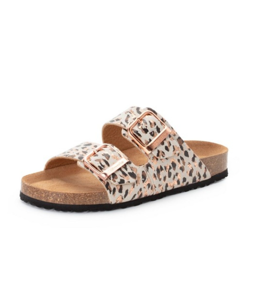 Tamaris Damen Pantolette Beige
