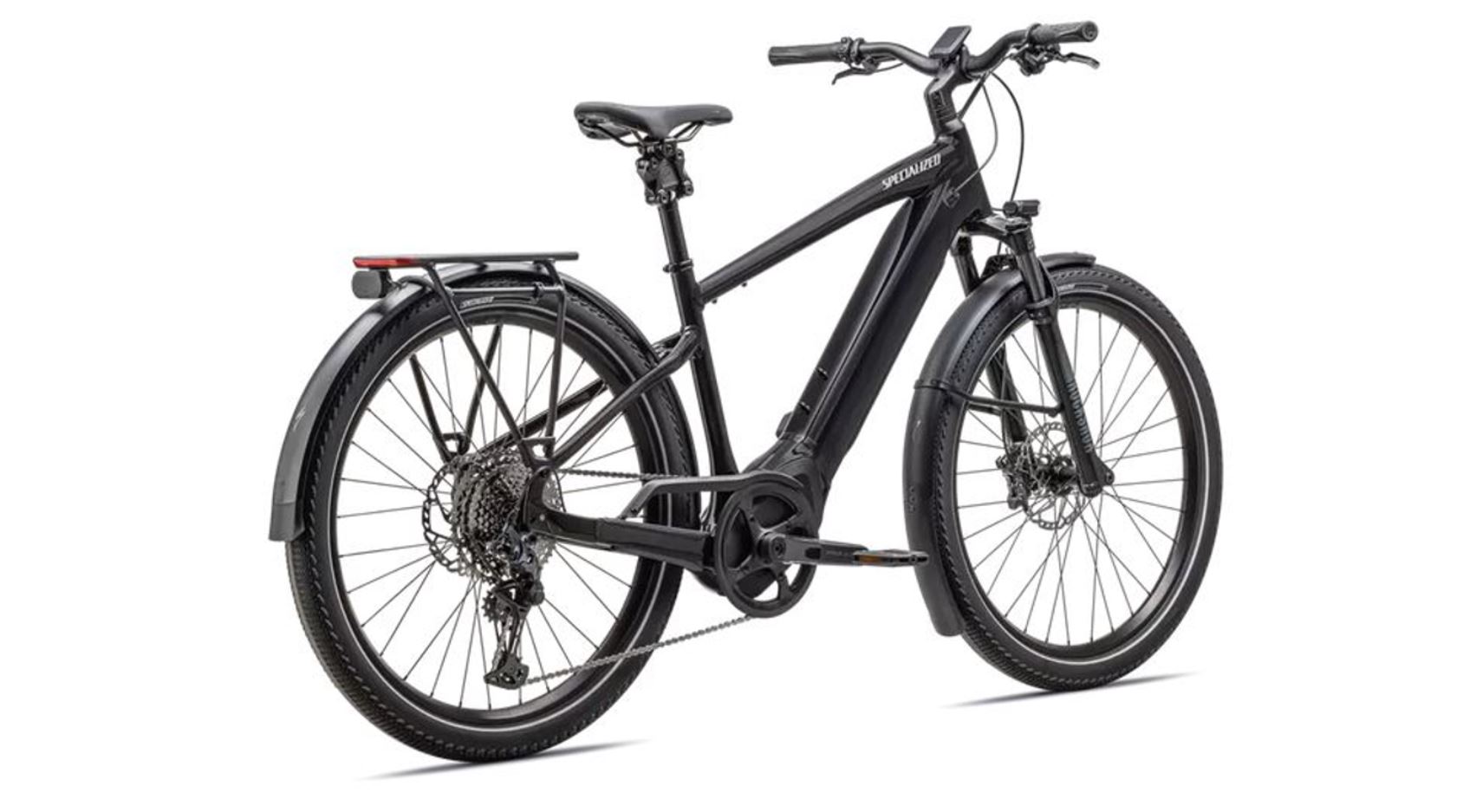 Specialized Turbo Vado 5.0 Trekking Bike Gloss Castblack / Satin Silver Reflective 2025