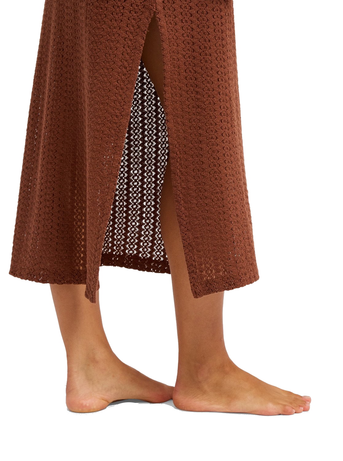 Roxy Häkel Strandkleid Playa Mood Cappuccino