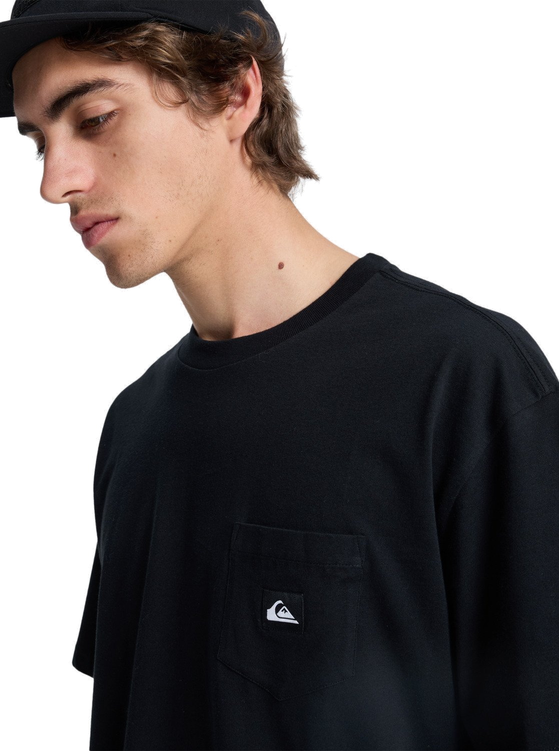 Quiksilver T-Shirt Salt Water Pocket Black