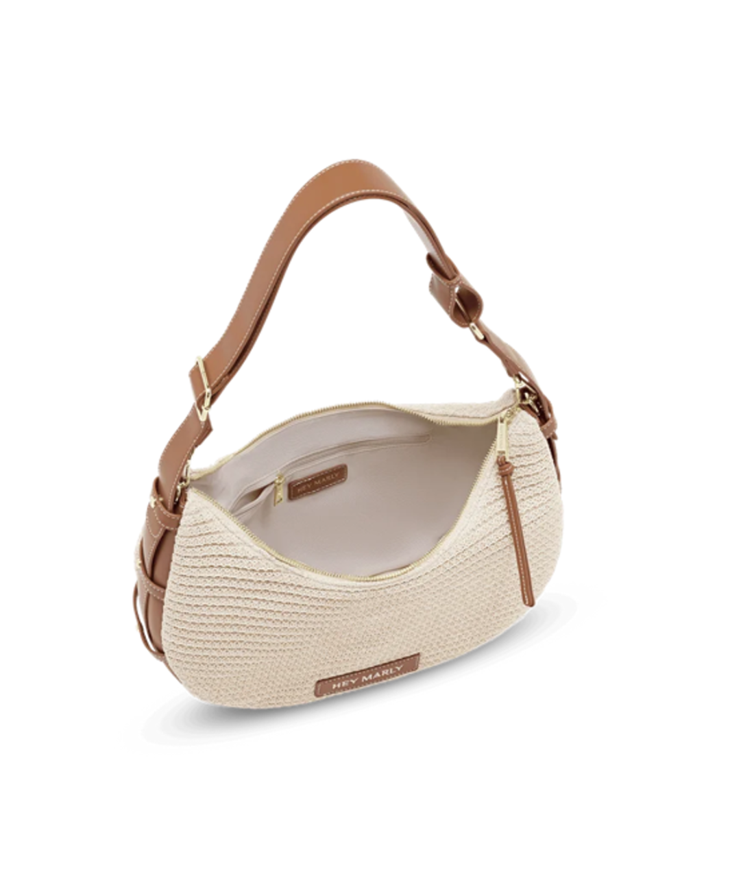 Hey Marly Lifetime Sister Straw M Crema Cognac
