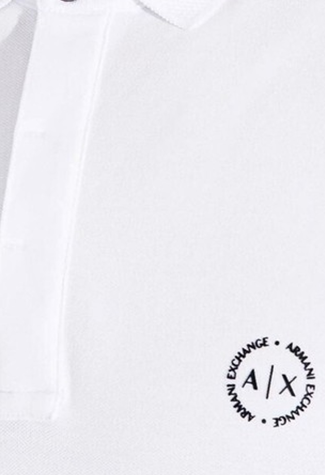 Armani Exchange Herren Polo Shirt Elegance White