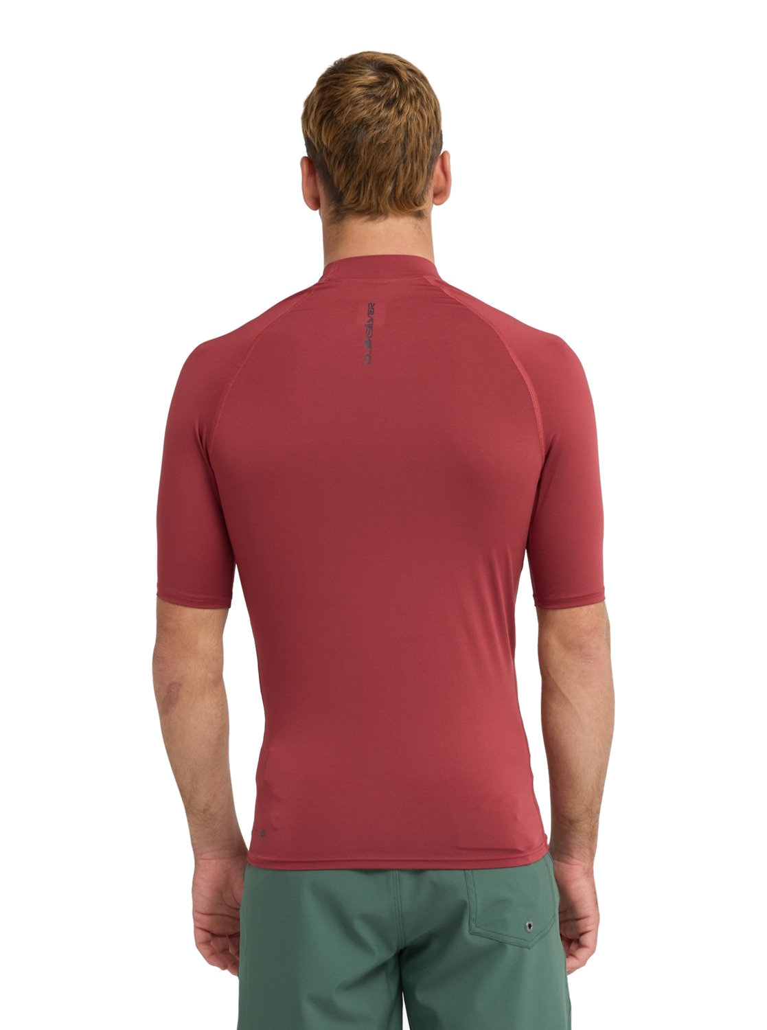 Quiksilver UV Shirt Everyday Lycra Surf Shirt Burnt Russet