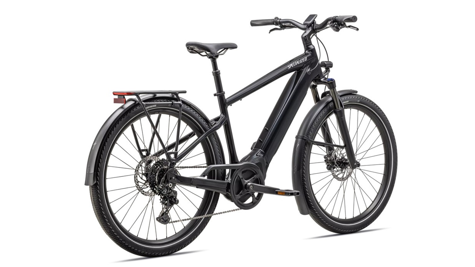Specialized E-City Bike Turbo Vado 4.0 Gloss Cast Black / Satin Silver Reflective 2025