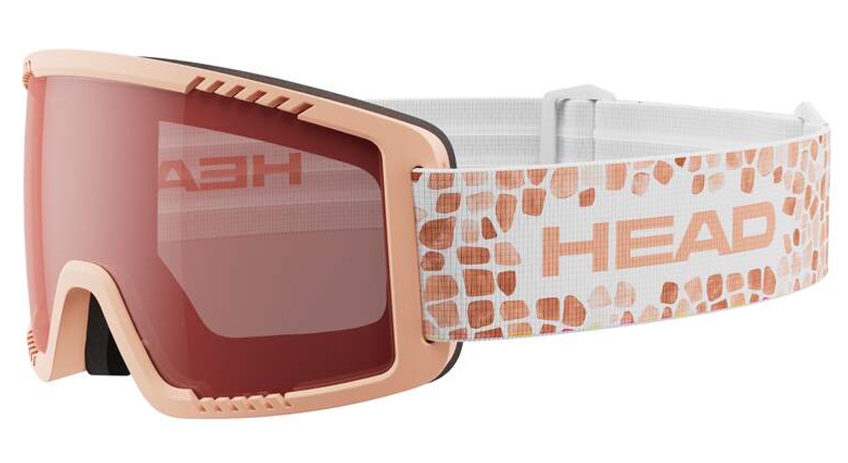Head Kinder Schneebrille CONTEX YUKI red peach