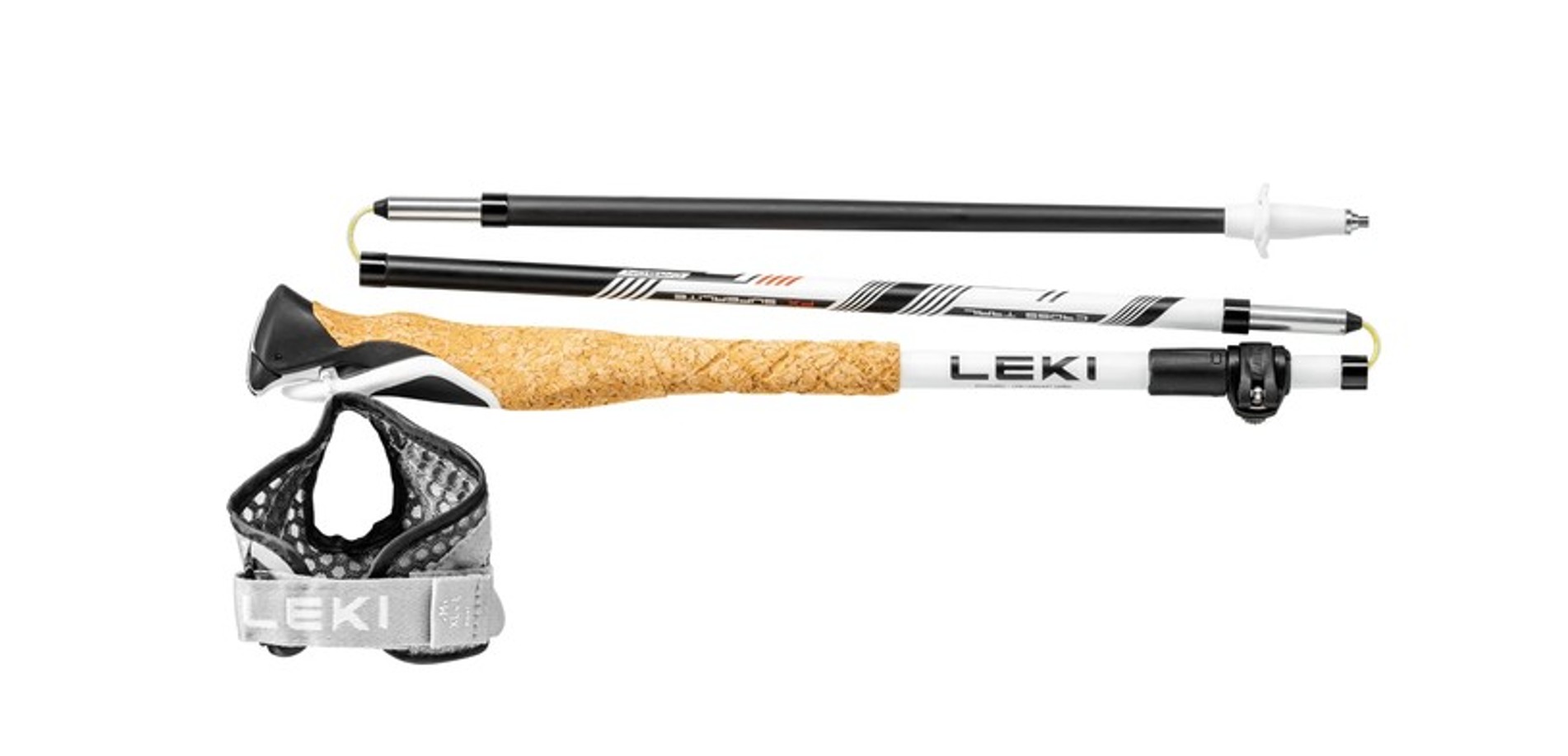 Leki Wanderstock Cross Trail FX Superlite weiß