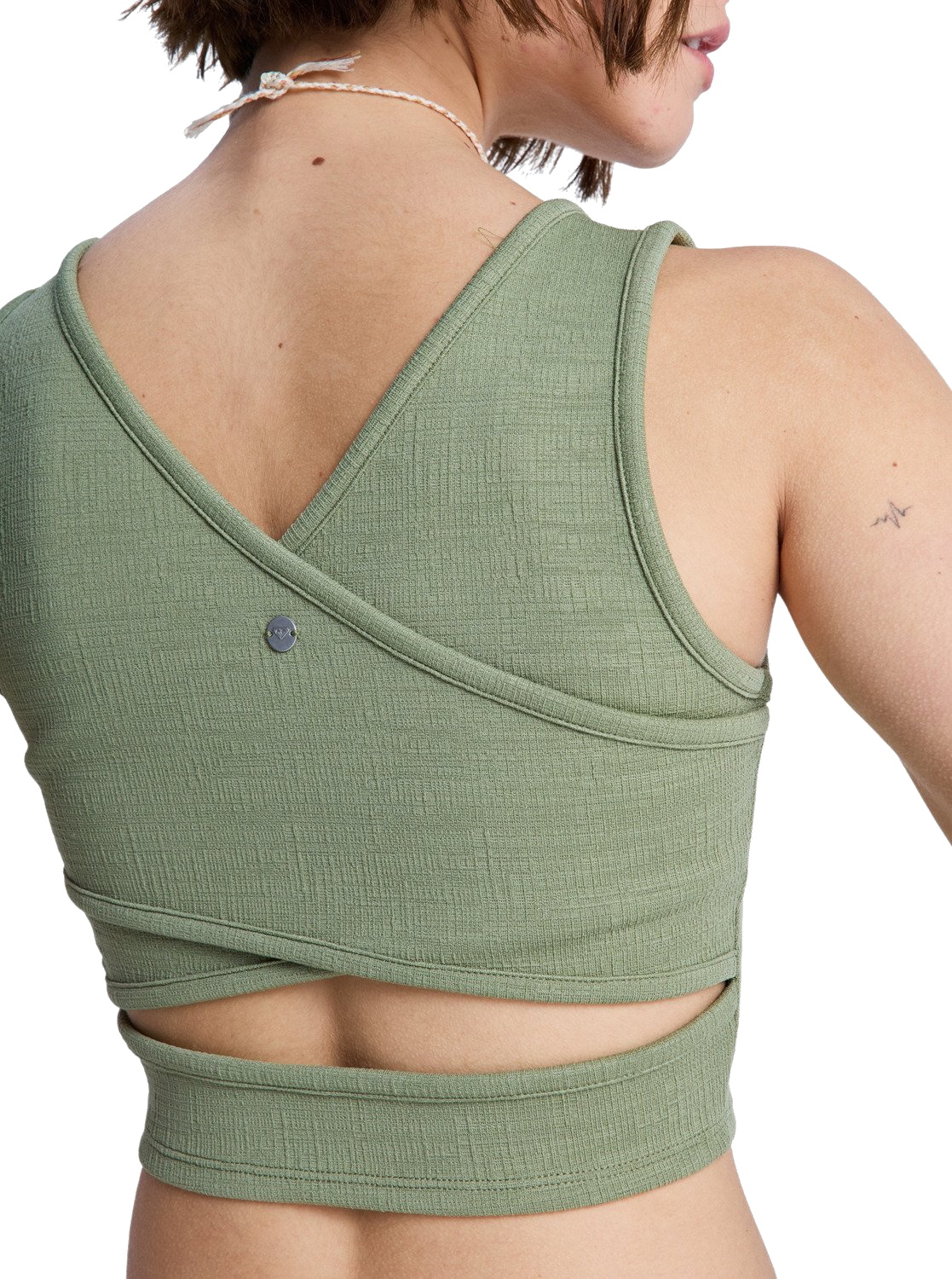 Roxy Damen Top Good Keepskape Oil Green
