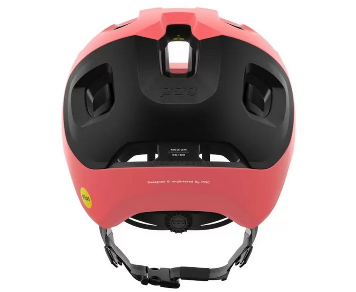 POC  Fahrradhelm Axion Race Mips ammolite coral/Uranium black matt