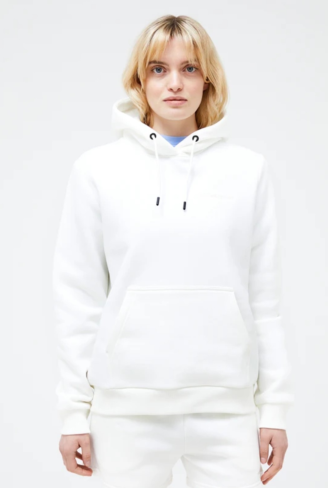 Peak Performance Damen Original Small Logo Hood Off White