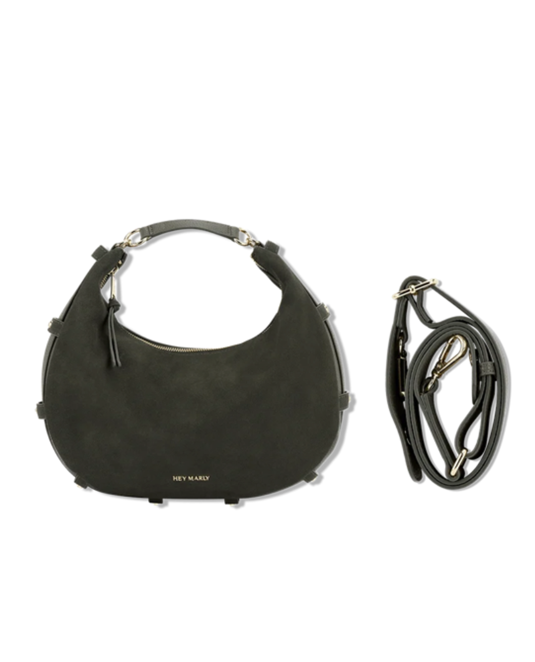 Hey Marly Lifetime Sister Suede M Forest