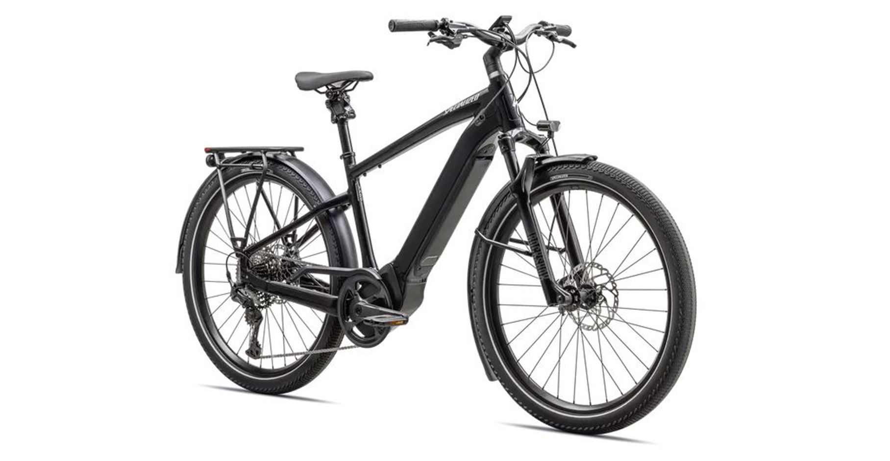 Specialized Turbo Vado 5.0 Trekking Bike Gloss Castblack / Satin Silver Reflective 2025
