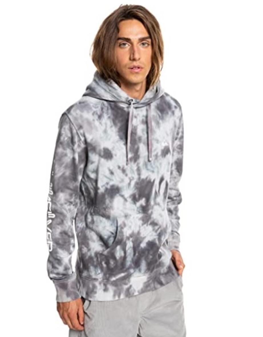 Quiksilver Hoody Natural Tie Dye Cloudy grau