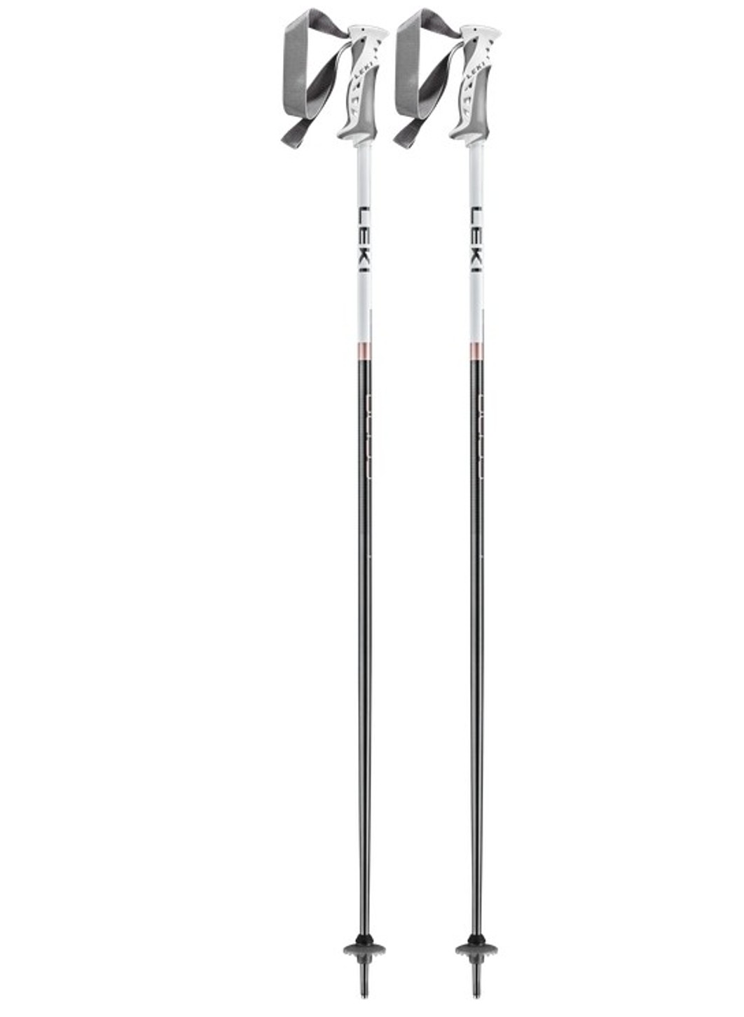 Leki Damen Skistöcke Bliss Silvergrey White Rosegold 2027