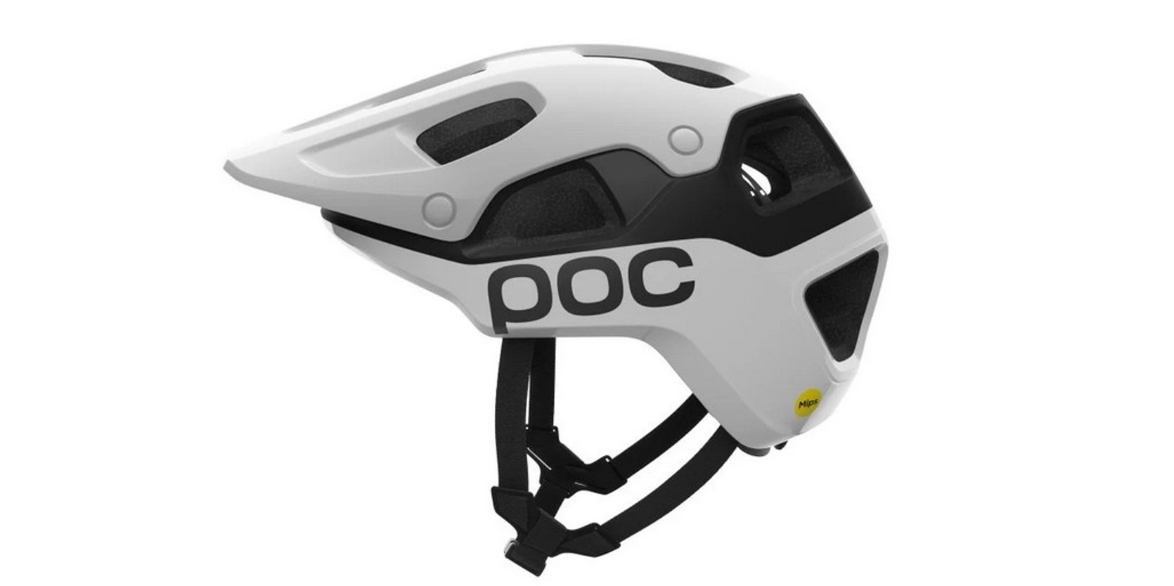 POC Fahrradhelm Cularis Pure MIPS uranium black matt/hydrogen white