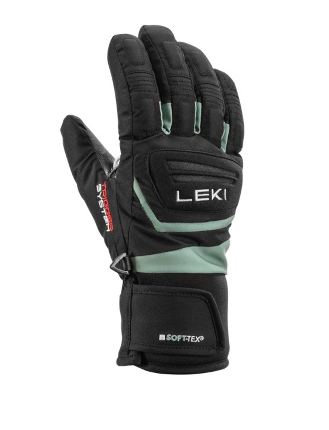 Leki Winterhandschuhe Griffin 3D Junior Black-Dusty-Green