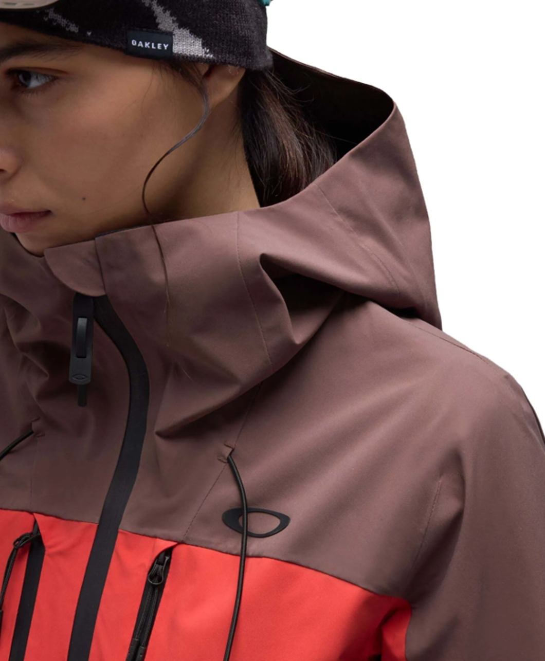 Oakley Damen Shell Jacke Kendall RC Dark Umber / Hibicus Red