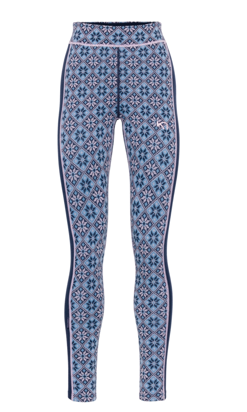 Kari Traa Merino Unterhose Baselayer Pants High dark navy
