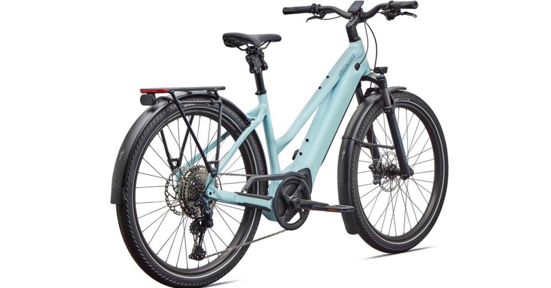 Specialized E-City Bike Turbo Vado 5.0 Step Through Gloss Seafoam / Glacial Metallic 2026