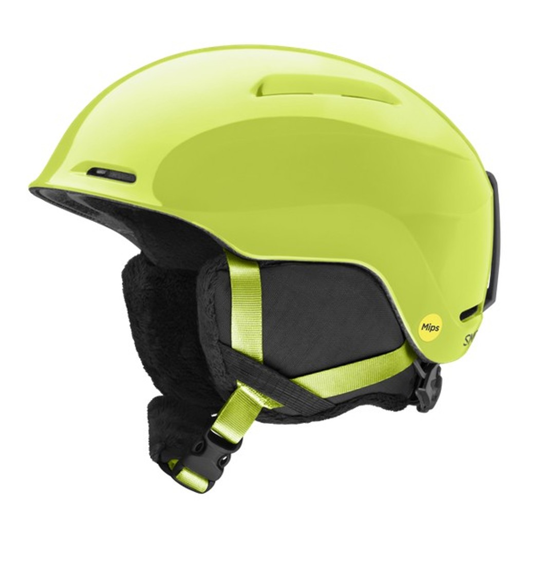 Smith Kinder Wintersporthelm GLIDE Junior MIPS Electric Lime