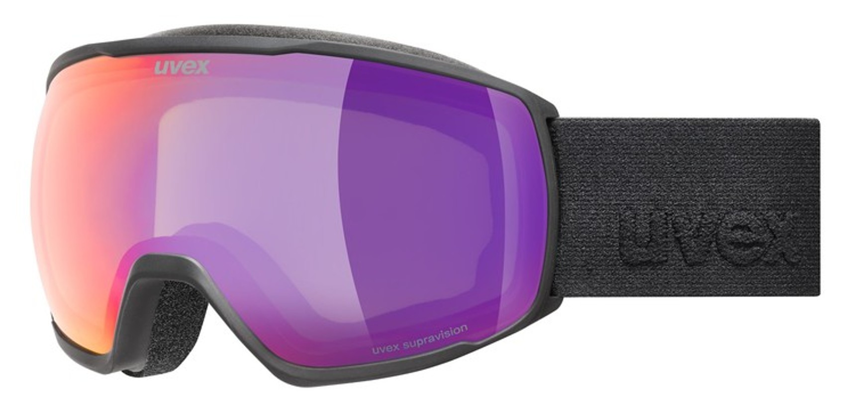 Uvex Schneebrille victorious FM black matt/ mirror ruby