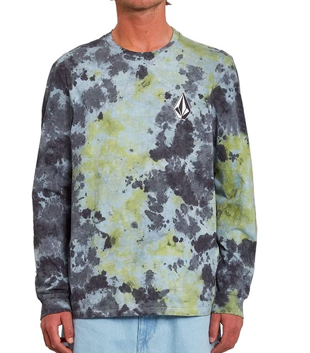 Volcom Longsleeve Iconic Dye Lime Tie Dye