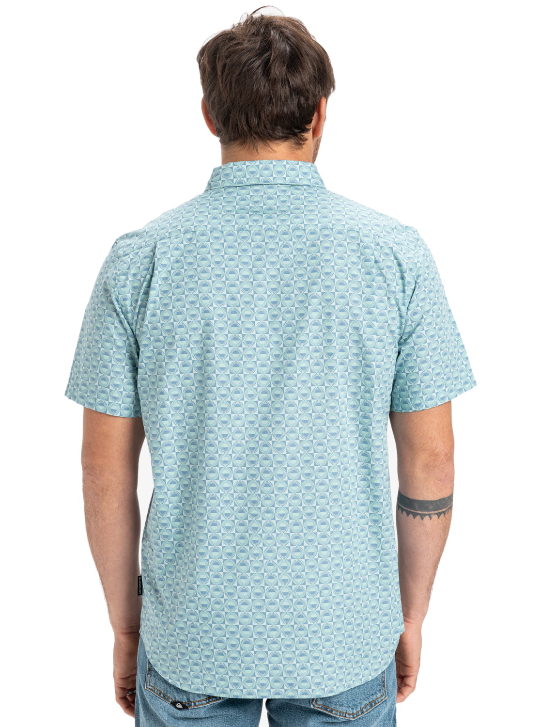 Quiksilver Kurzarm Hemd Apero Organic Classic Aquifer Florever