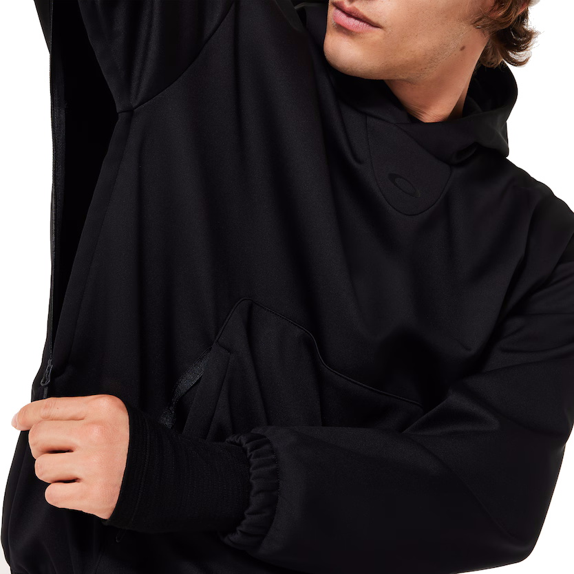 Oakley Herren Solar rail Softshell Hoodie Schwarz