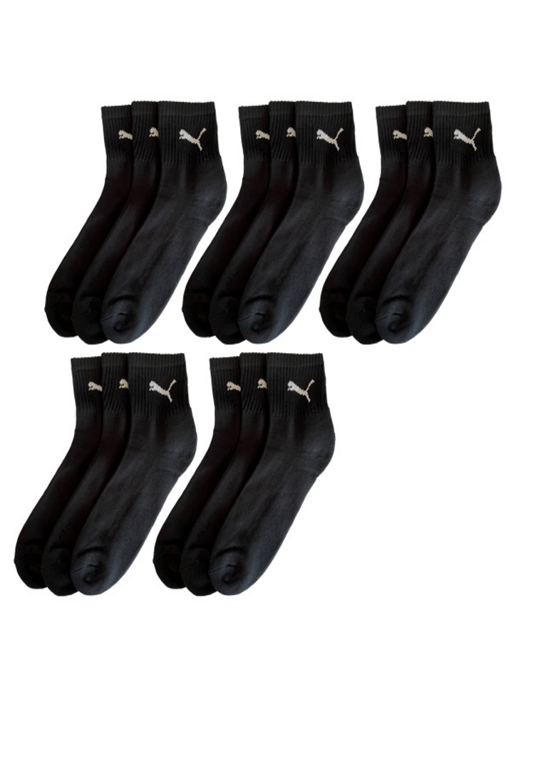 Puma Sportsocken Short Crew Socken Sport 15-Pack schwarz 