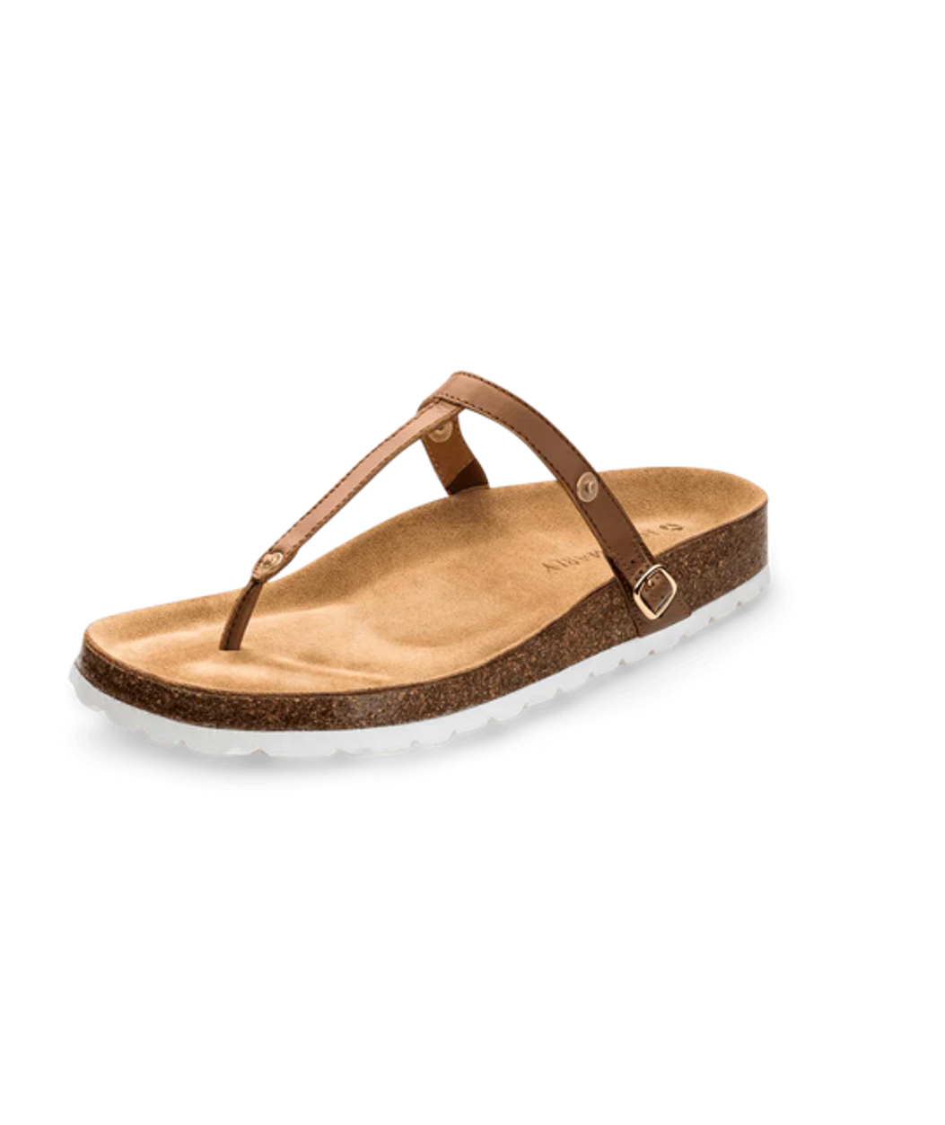 Hey Marly Sandalen Casual Cork Cognac