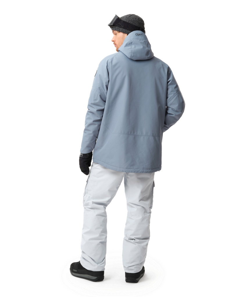 Colourwear Herren Signature Anorak Grey Blue 