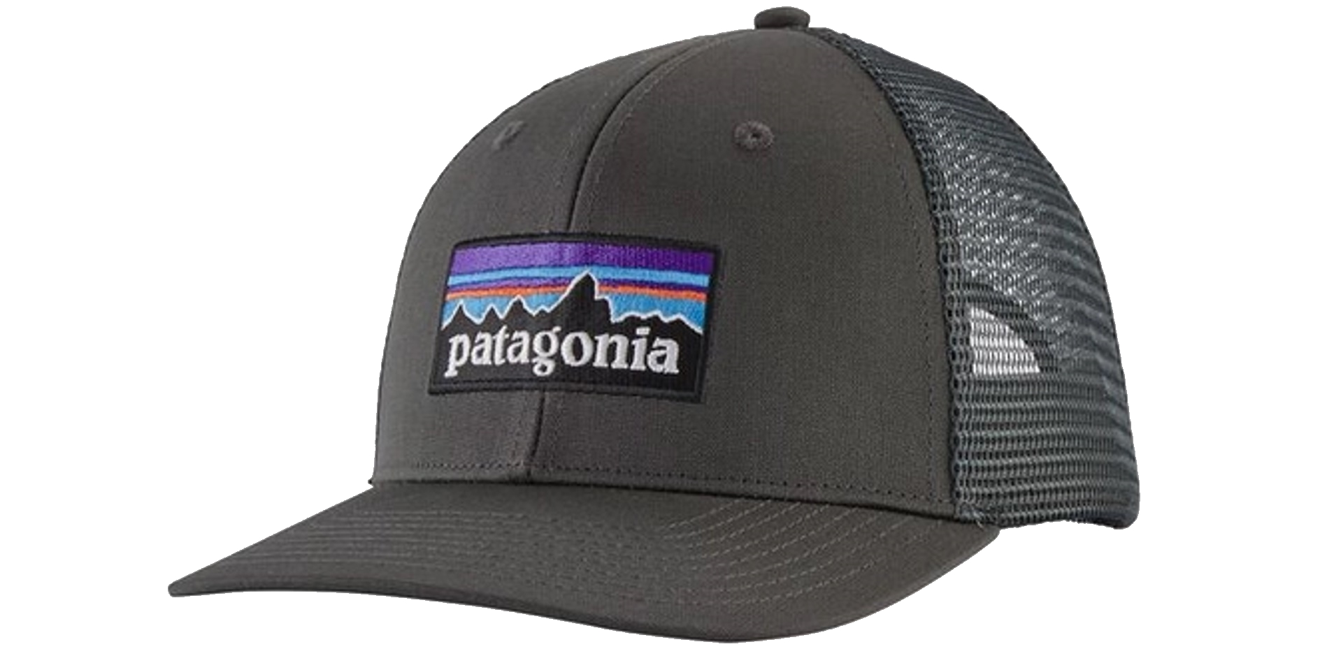 Patagonia P-6 Logo Trucker Cap grau