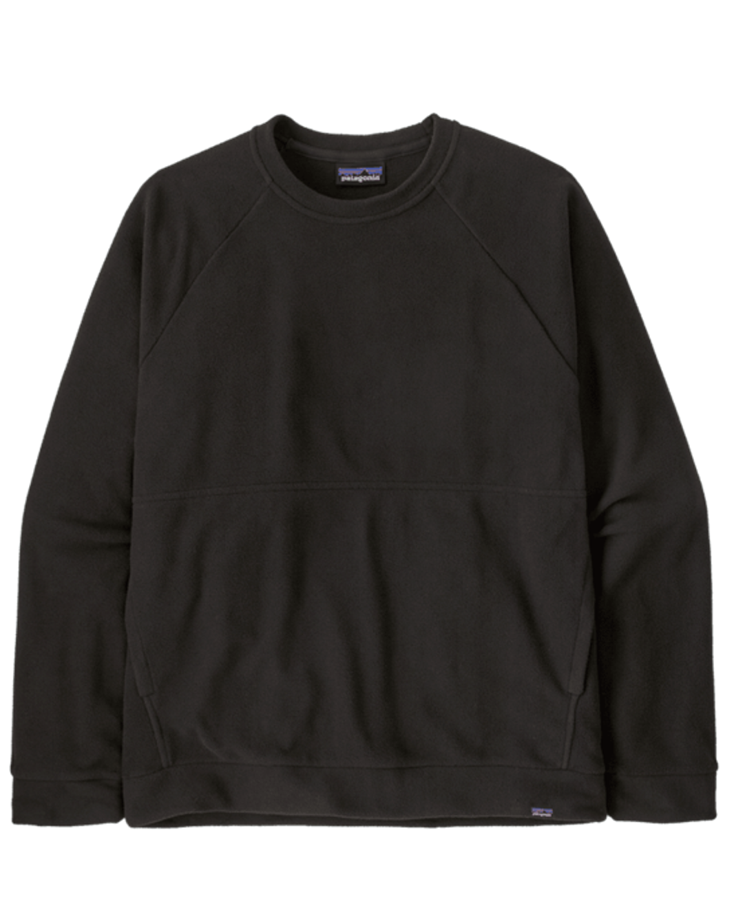 Patagonia Herren Fleece Sweatshirt Micro D Crewneck Black