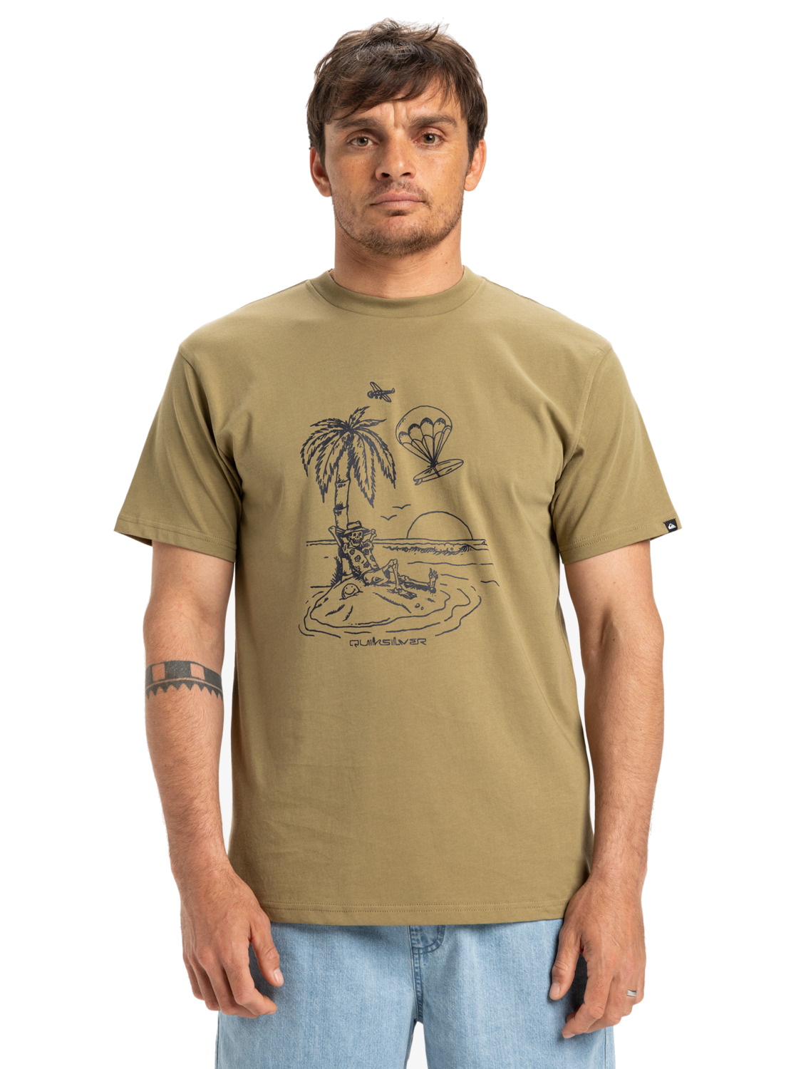 Quiksilver T-Shirt Ev Tuned Out Aloe