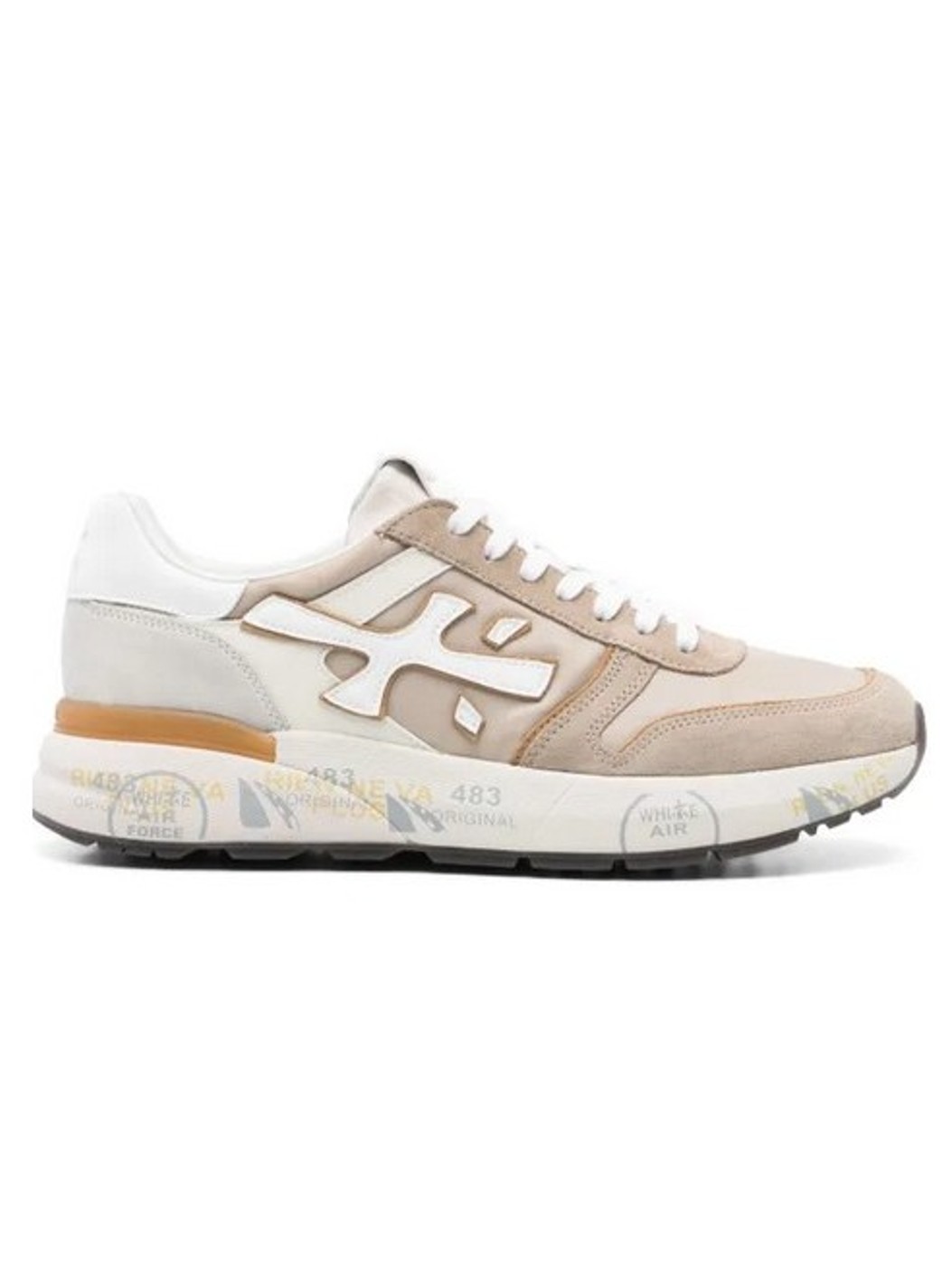 Premiata Herren Sneaker Mick Beige 