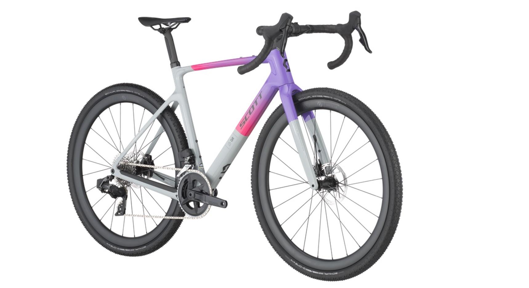 Scott Addict Gravel 20 Gravel Bike Narwal Grey / Fade Purple 
