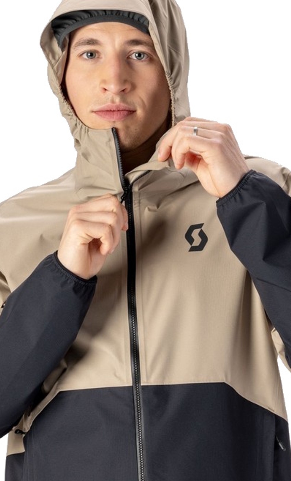 SCOTT Herren Fahrradjacke Explorair Light Dryo toast beige/black