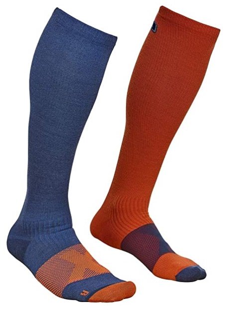 Ortovox Skisocken Tour Compression Socks navy